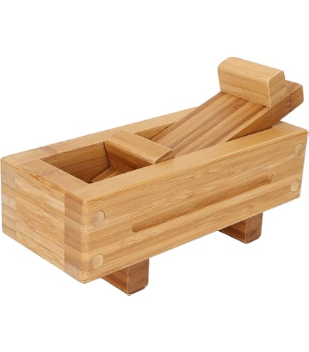 Amazon.com: Zerodis Wooden Sushi Press, Kitchen Sushi Tools DIY